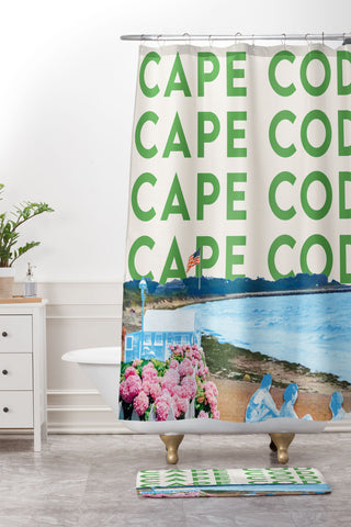 carolineellisart Cape Cod 2 Shower Curtain And Mat