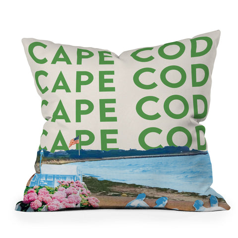 carolineellisart Cape Cod 2 Outdoor Throw Pillow