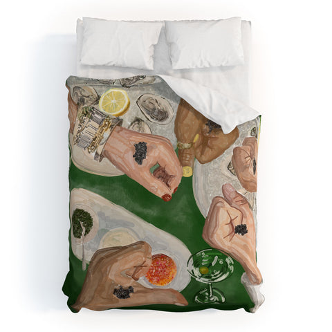 carolineellisart Caviar Bump Duvet Cover