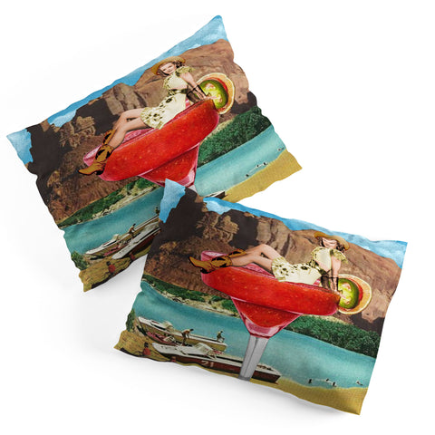 carolineellisart Cowgirl Cocktail Pillow Shams