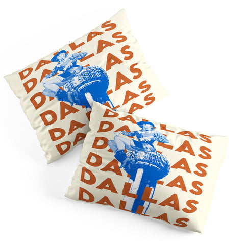 carolineellisart Dallas 2 Pillow Shams