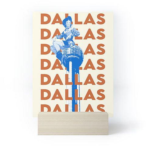 carolineellisart Dallas 2 Mini Art Print