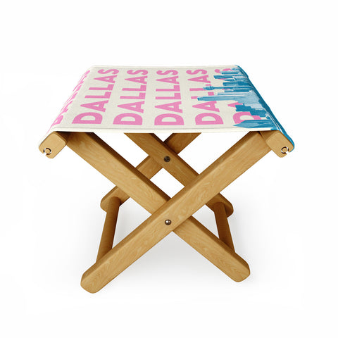 carolineellisart Dallas 3 Folding Stool