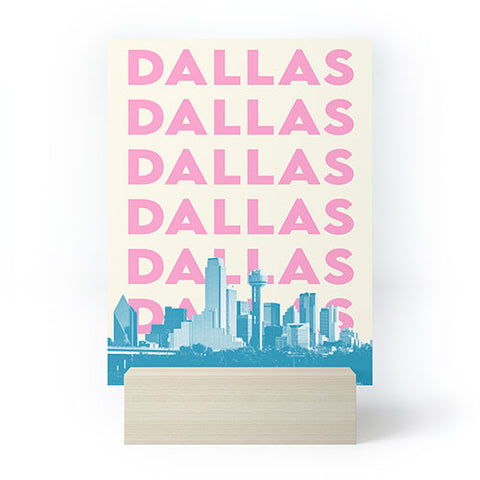 carolineellisart Dallas 3 Mini Art Print
