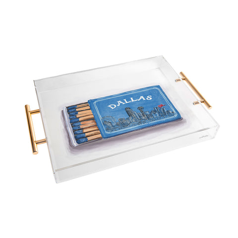 carolineellisart Dallas Matchbox Acrylic Tray
