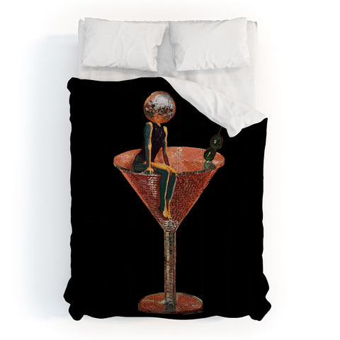 carolineellisart Disco Martini 2 Comforter
