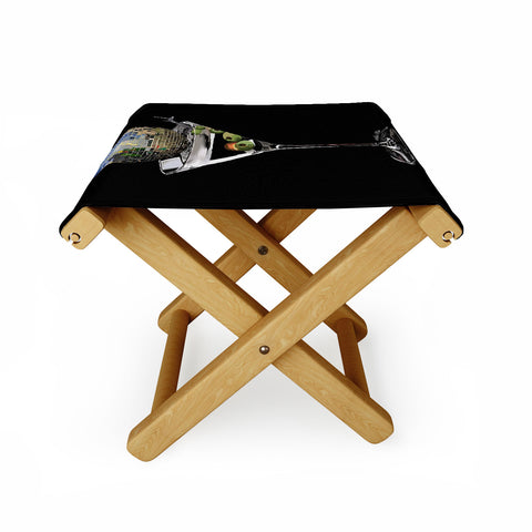 carolineellisart Disco Martini Folding Stool