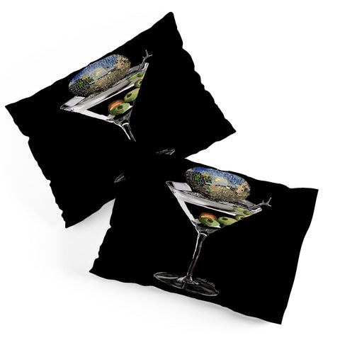 carolineellisart Disco Martini Pillow Shams