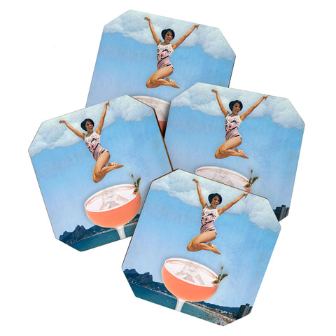 carolineellisart Dive In 10 Coaster Set