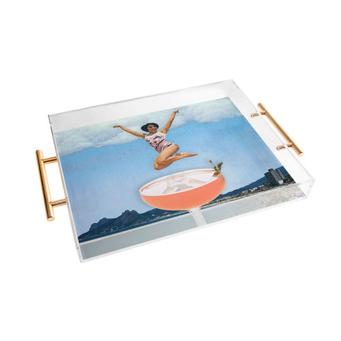 carolineellisart Dive In 10 Acrylic Tray