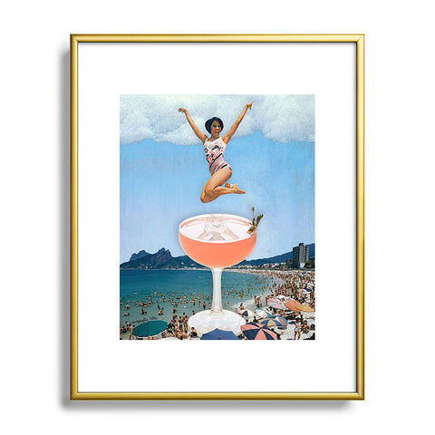 carolineellisart Dive In 10 Metal Framed Art Print