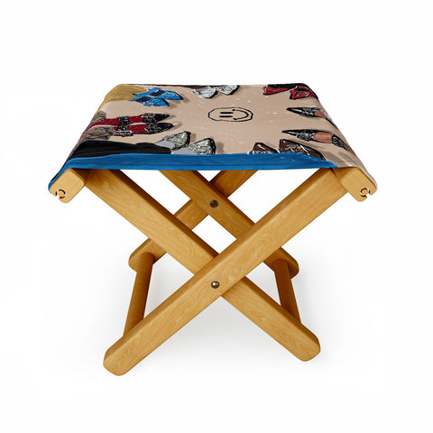 carolineellisart Fab Flats Folding Stool