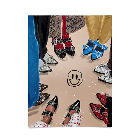 carolineellisart Fab Flats Poster