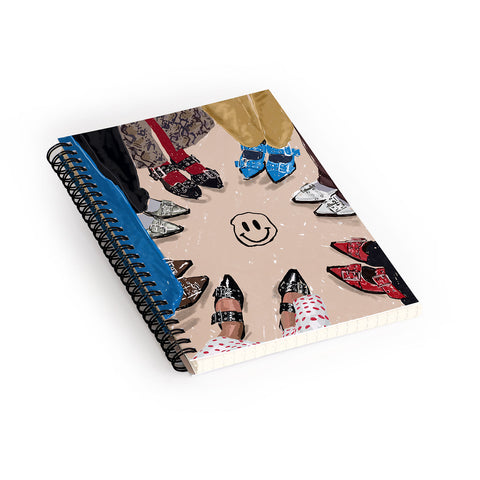 carolineellisart Fab Flats Spiral Notebook