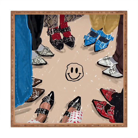 carolineellisart Fab Flats Square Tray