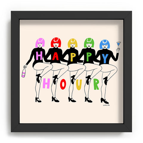 carolineellisart Happy Hour Multi Recessed Framing Square