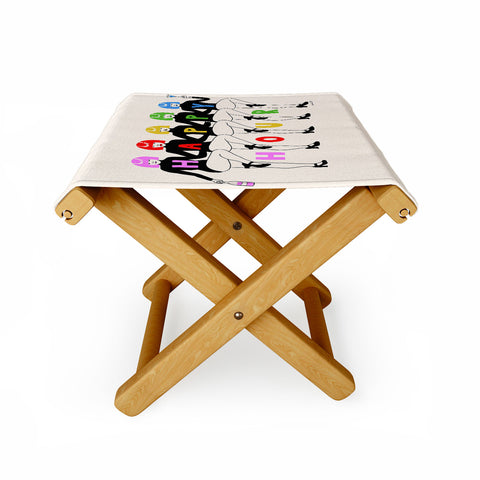 carolineellisart Happy Hour Multi Folding Stool