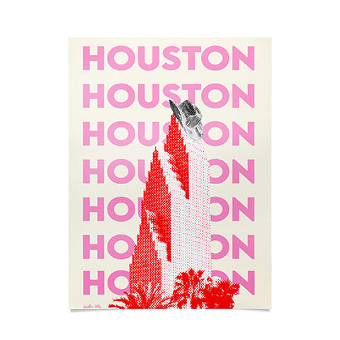 carolineellisart Houston I Poster
