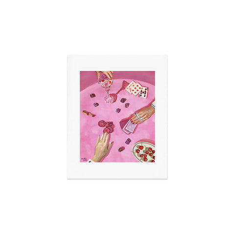 carolineellisart Ladies Game Night 3 Art Print