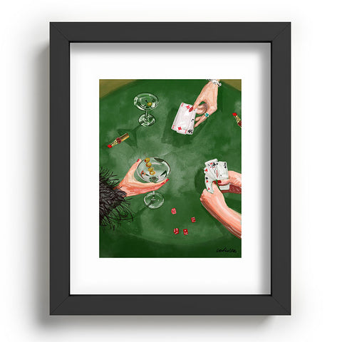 carolineellisart Ladies Game Night Recessed Framing Rectangle