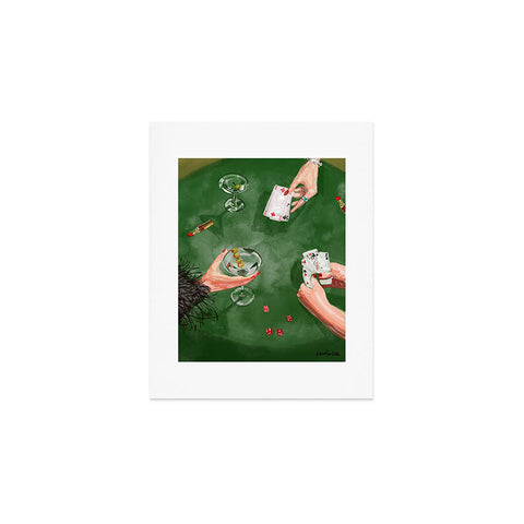 carolineellisart Ladies Game Night Art Print