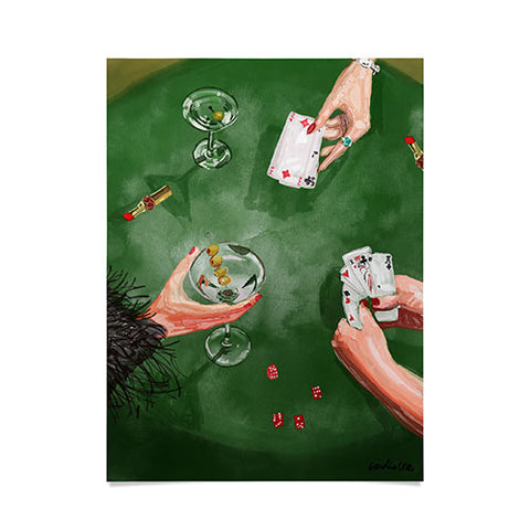 carolineellisart Ladies Game Night Poster