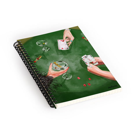carolineellisart Ladies Game Night Spiral Notebook