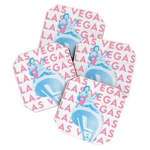 carolineellisart Las Vegas I Coaster Set