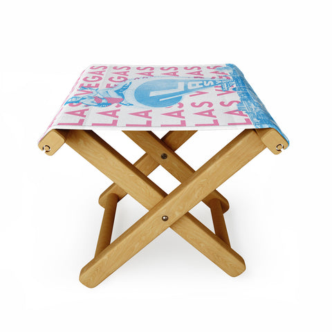carolineellisart Las Vegas I Folding Stool