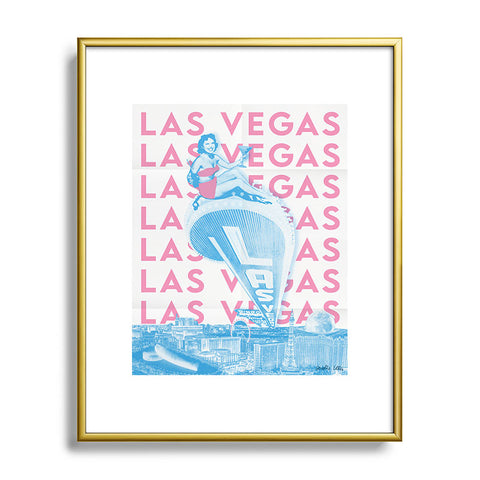 carolineellisart Las Vegas I Metal Framed Art Print