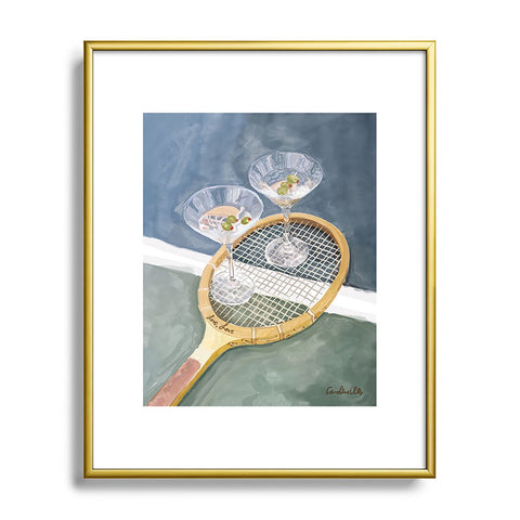carolineellisart Love Love Metal Framed Art Print