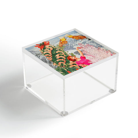 carolineellisart Merry and Bright Christmas Acrylic Box