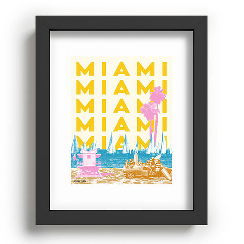 carolineellisart Miami 2 Recessed Framing Rectangle