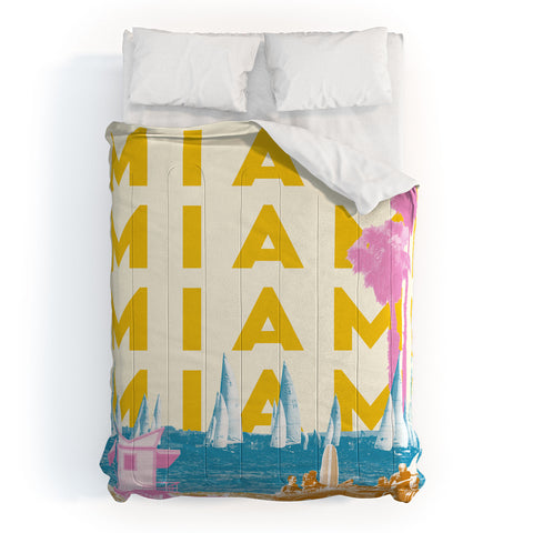 carolineellisart Miami 2 Comforter