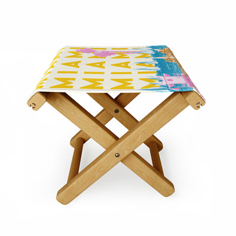 carolineellisart Miami 2 Folding Stool