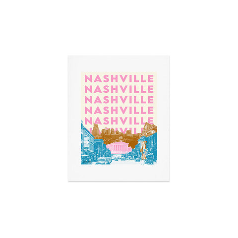 carolineellisart Nashville Art Print