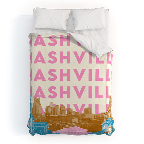 carolineellisart Nashville Duvet Cover