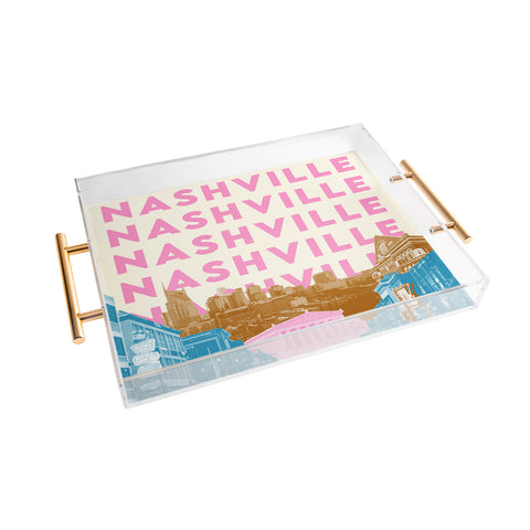 carolineellisart Nashville Acrylic Tray