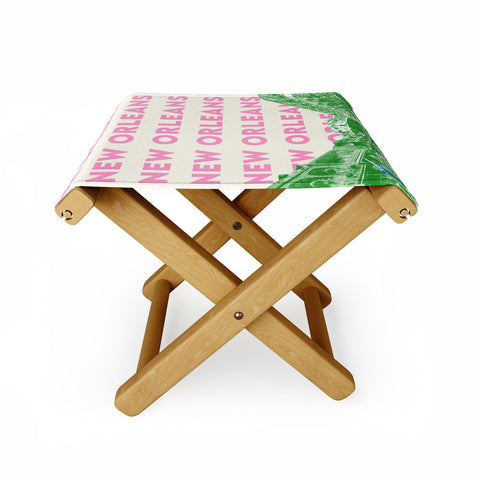 carolineellisart New Orleans I Folding Stool
