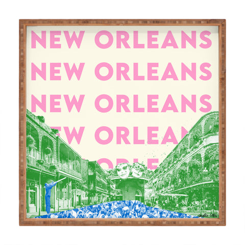 carolineellisart New Orleans I Square Tray