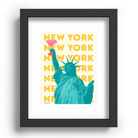 carolineellisart New Yorker Recessed Framing Rectangle