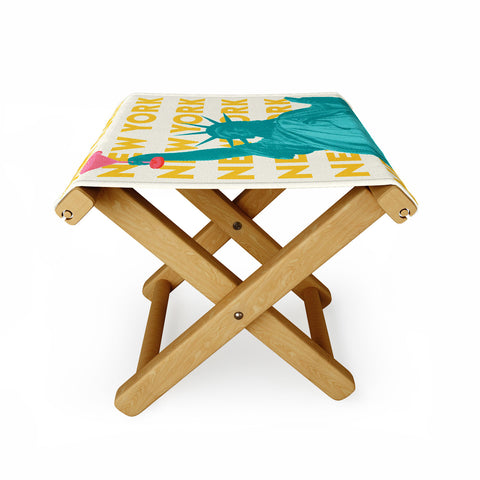 carolineellisart New Yorker Folding Stool