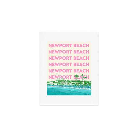 carolineellisart Newport Beach I Art Print
