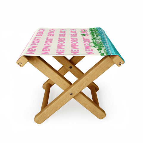 carolineellisart Newport Beach I Folding Stool