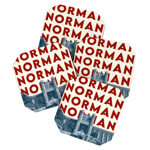 carolineellisart Norman Coaster Set