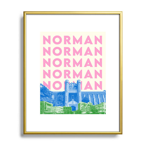 carolineellisart Norman II Metal Framed Art Print