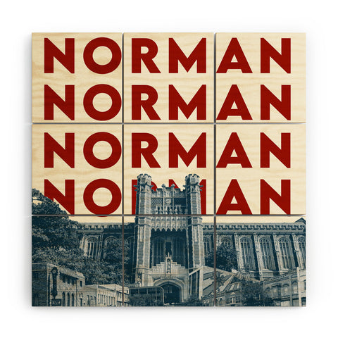 carolineellisart Norman Wood Wall Mural