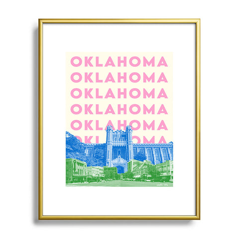carolineellisart Oklahoma 1 Metal Framed Art Print