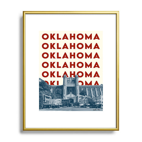 carolineellisart Oklahoma 2 Metal Framed Art Print