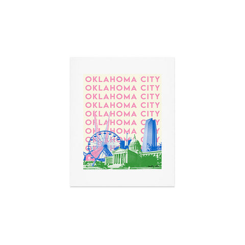 carolineellisart Oklahoma City Art Print